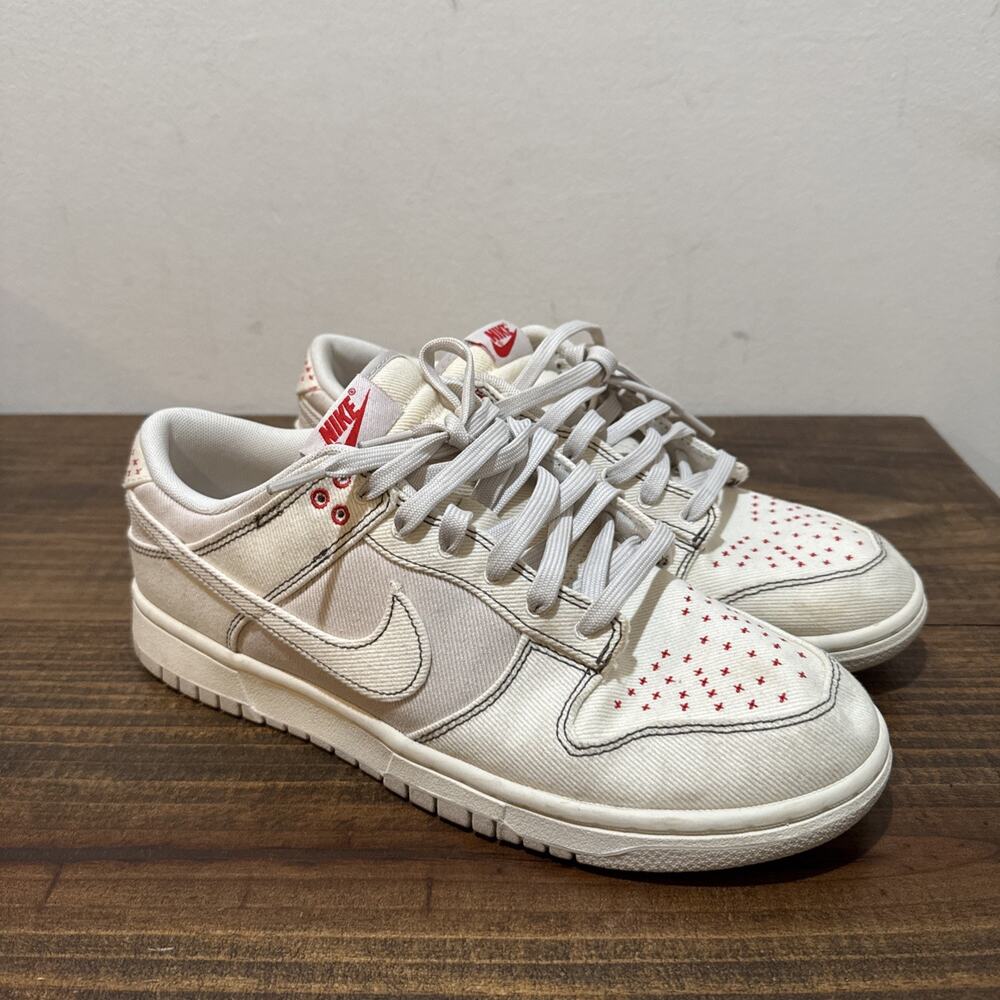 Nike Dunk Low Retro Light Orewood Brown (2022) Sashiko #DV0834-100 Men Size 10.5